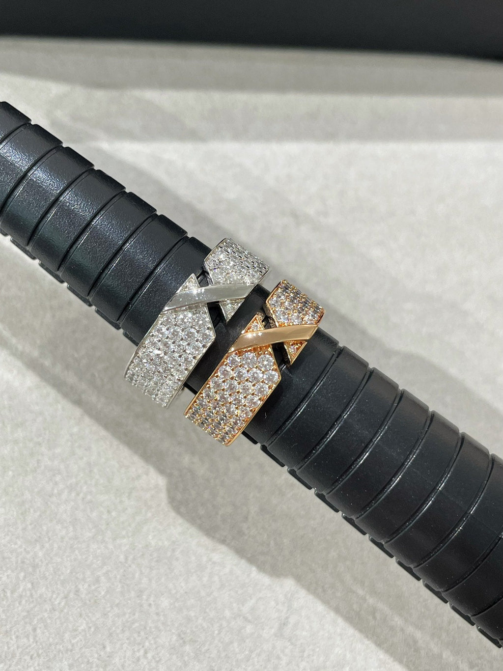[Lumi Jewels]LIENS EVIDENCE  DIAMOND PAVED RING