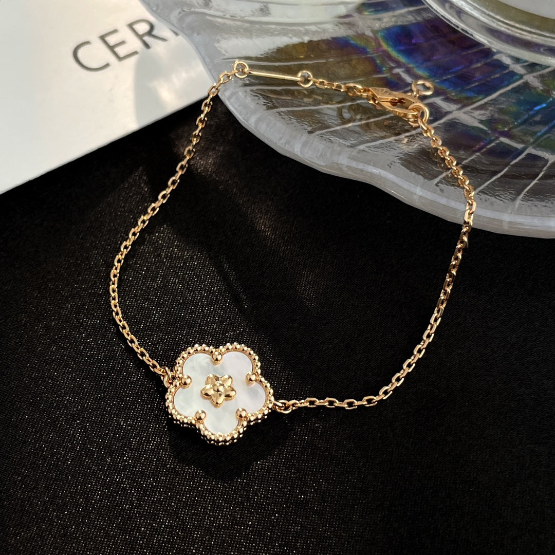 [Lumi Jewels]LUCKY SPRING ROSE GOLD MOP BRACELET