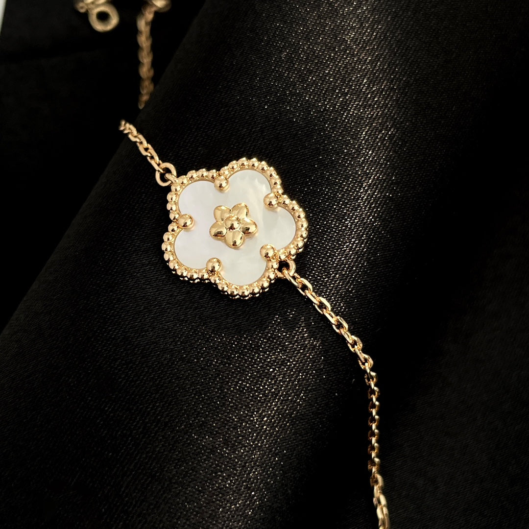 [Lumi Jewels]LUCKY SPRING ROSE GOLD MOP BRACELET