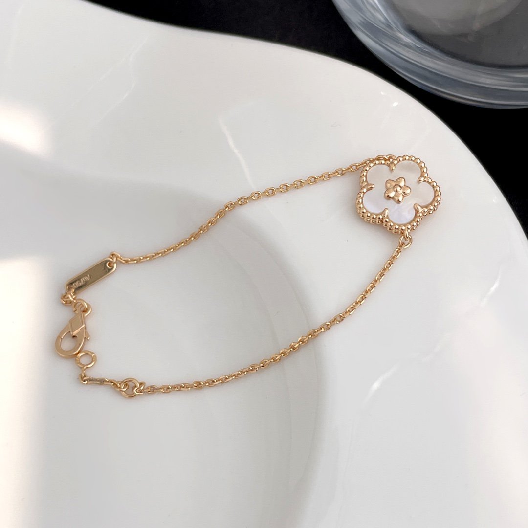 [Lumi Jewels]LUCKY SPRING ROSE GOLD MOP BRACELET