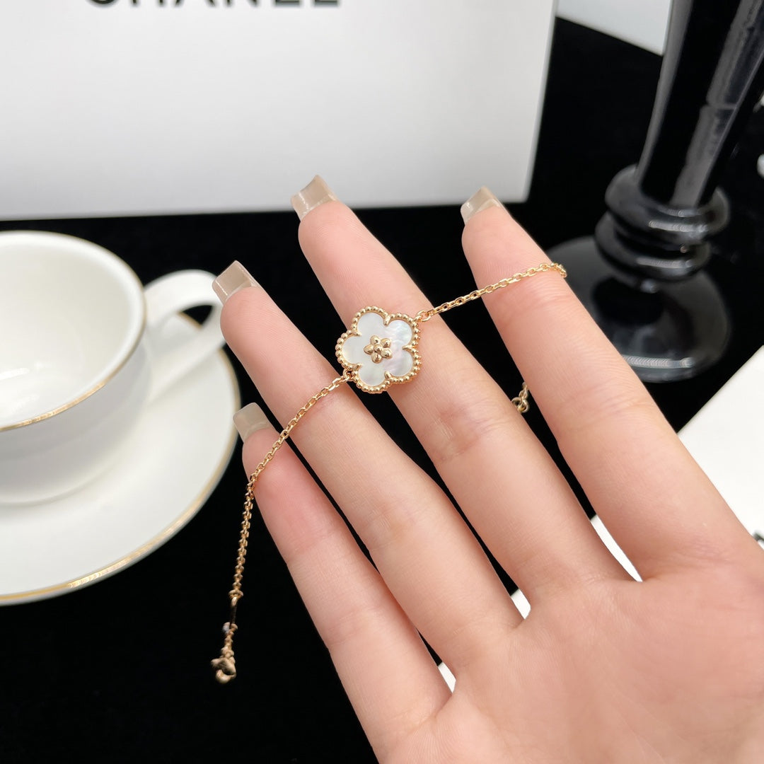 [Lumi Jewels]LUCKY SPRING ROSE GOLD MOP BRACELET