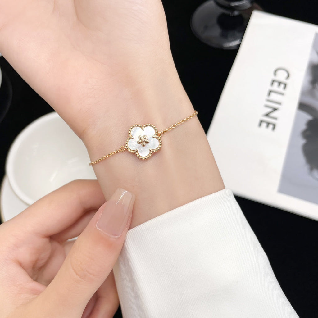 [Lumi Jewels]LUCKY SPRING ROSE GOLD MOP BRACELET