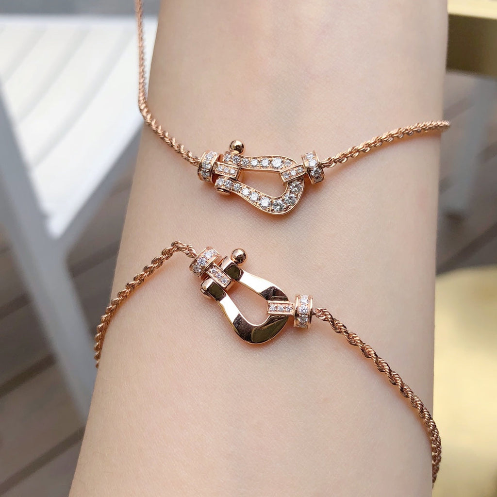[Lumi Jewels]FORCE 10 PINK GOLD DIAMOND NECKLACE