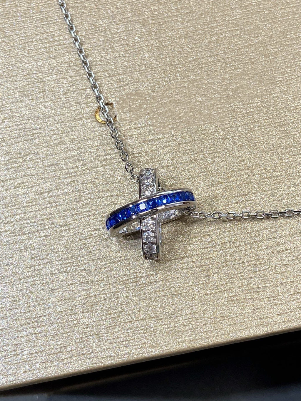 [Lumi Jewels]LIENS DIAMOND SILVER NECKLACE
