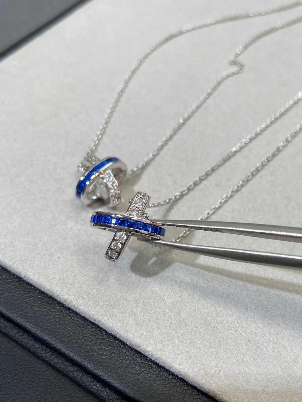 [Lumi Jewels]LIENS DIAMOND SILVER NECKLACE
