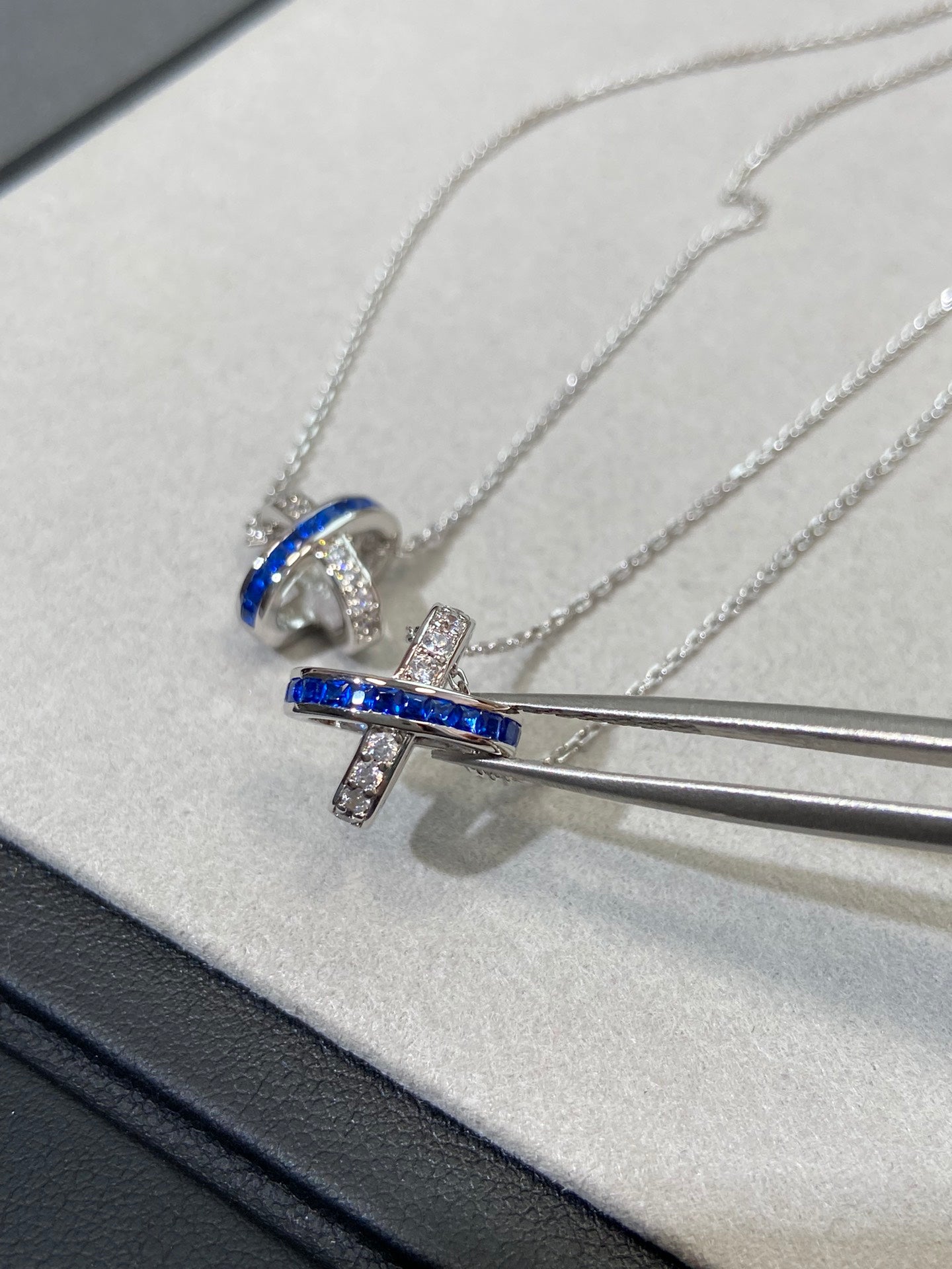 [Lumi Jewels]LIENS DIAMOND SILVER NECKLACE