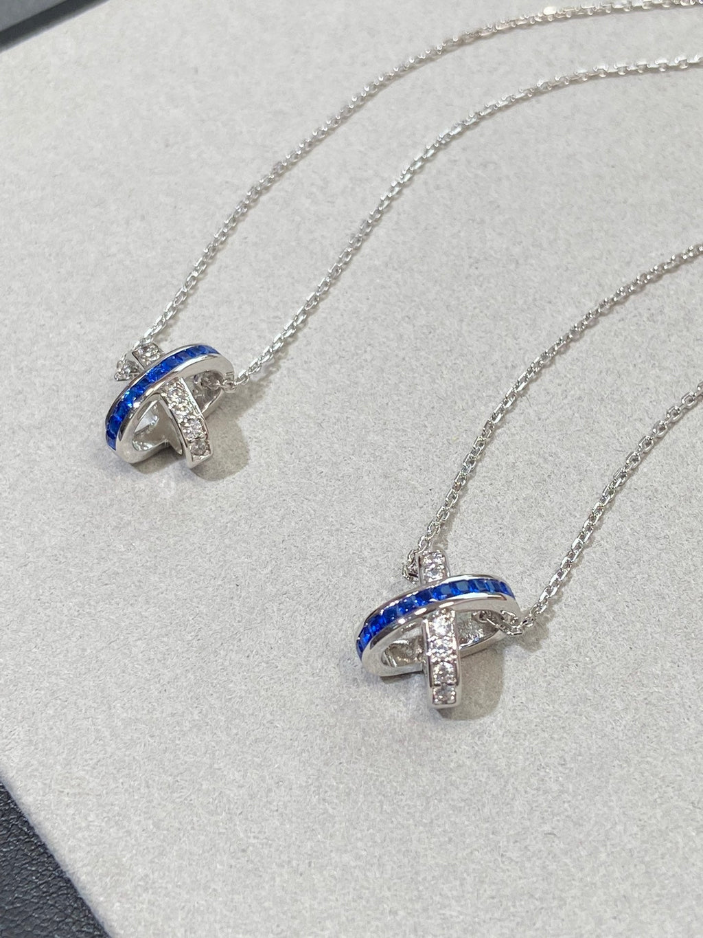 [Lumi Jewels]LIENS DIAMOND SILVER NECKLACE