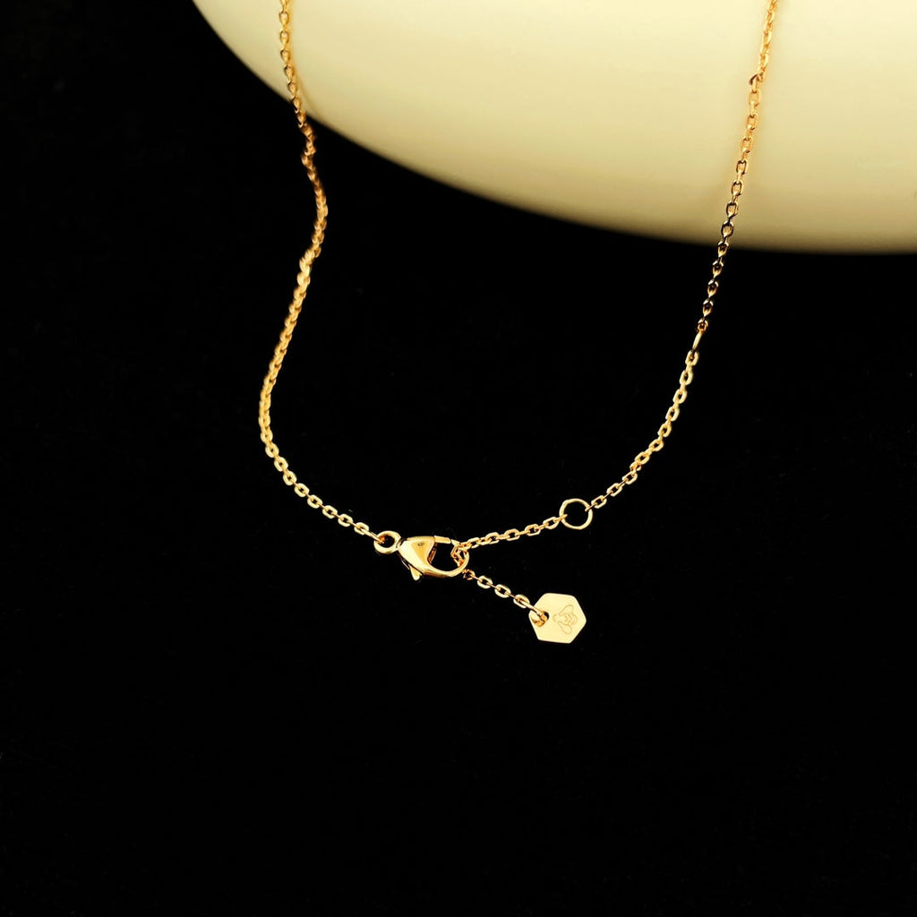 [Lumi Jewels]BEE MINI PEDANT DIAMOND NECKLACE