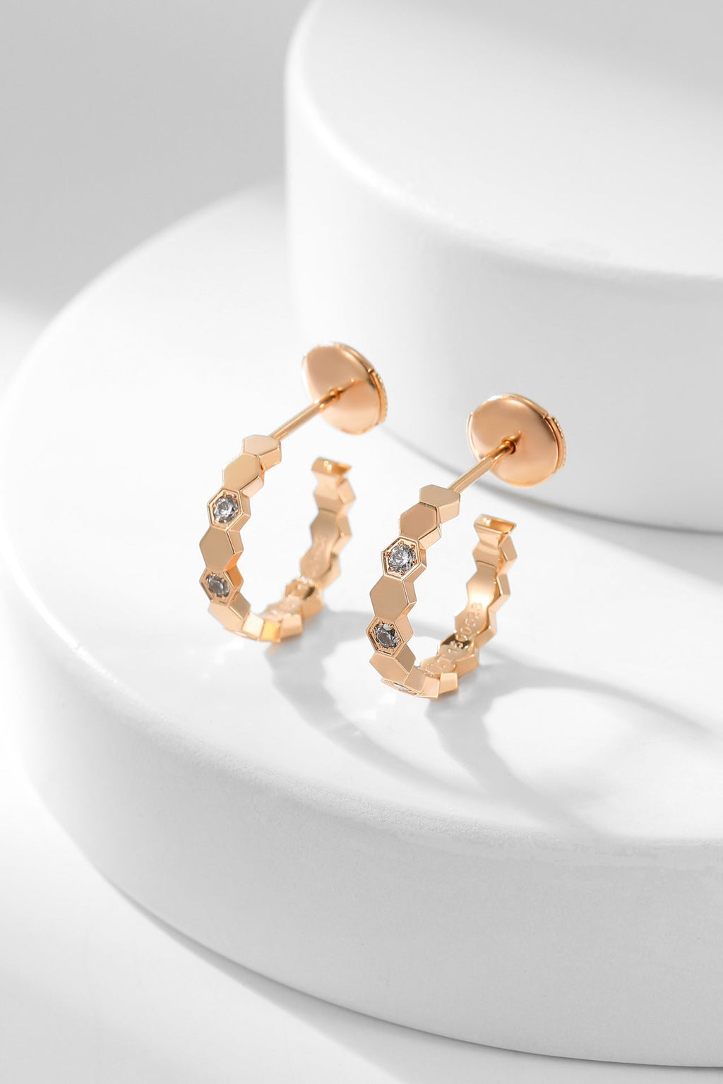 [Lumi Jewels]BEE LOVE DIAMOND HOOP EARRINGS