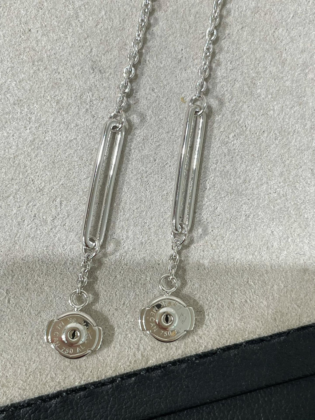 [Lumi Jewels]CHAINE CHAOS DIAMOND DROP EARRINGS