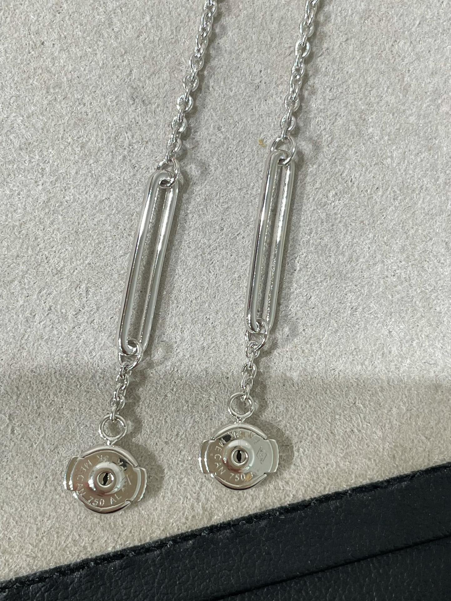 [Lumi Jewels]CHAINE CHAOS DIAMOND DROP EARRINGS