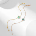 [Lumi Jewels]CLOVER BRACELET MALACHITE 1 MOTIF