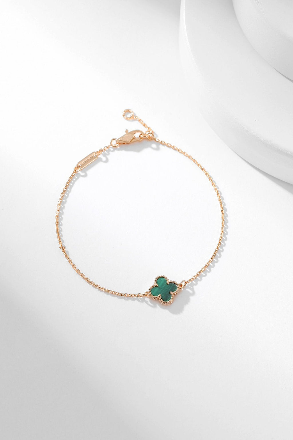 [Lumi Jewels]CLOVER BRACELET MALACHITE 1 MOTIF