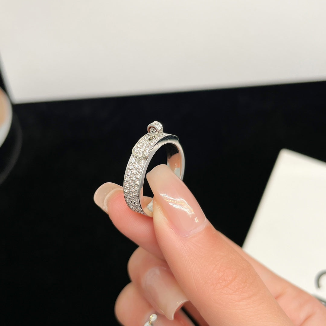 [Lumi Jewels]KELLY SILVER DIAMOND RING