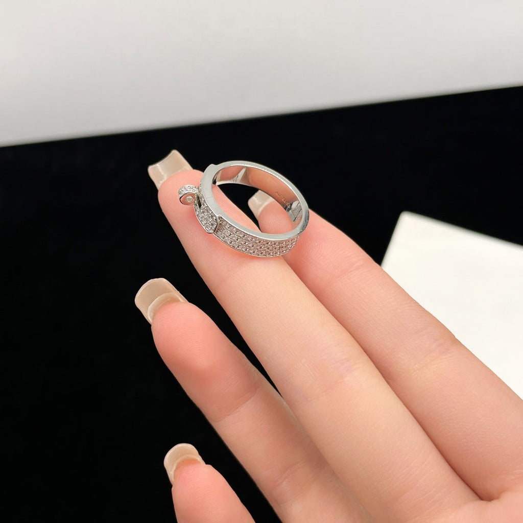 [Lumi Jewels]KELLY SILVER DIAMOND RING