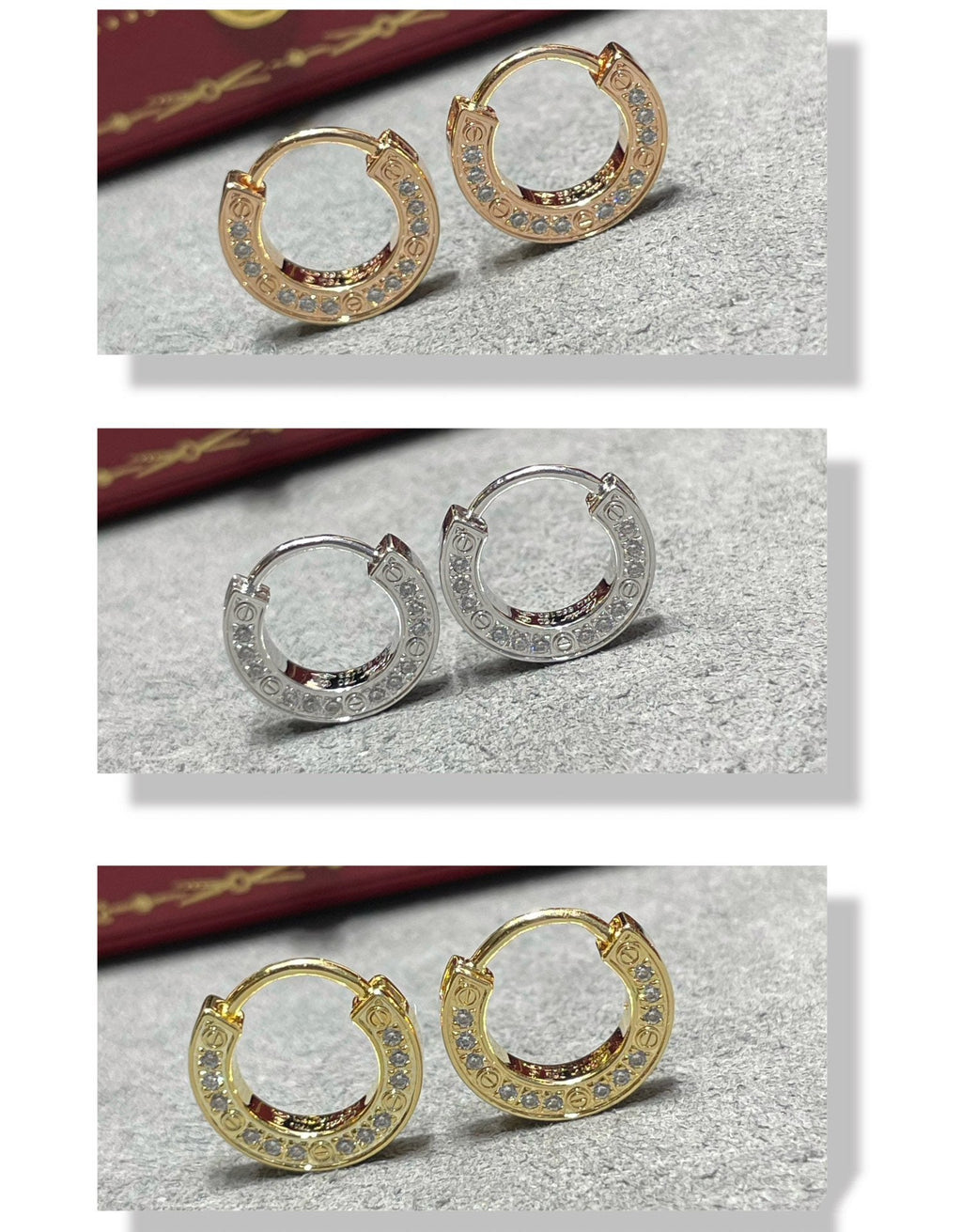 [Lumi Jewels]LOVE DIAMOND EARRINGS