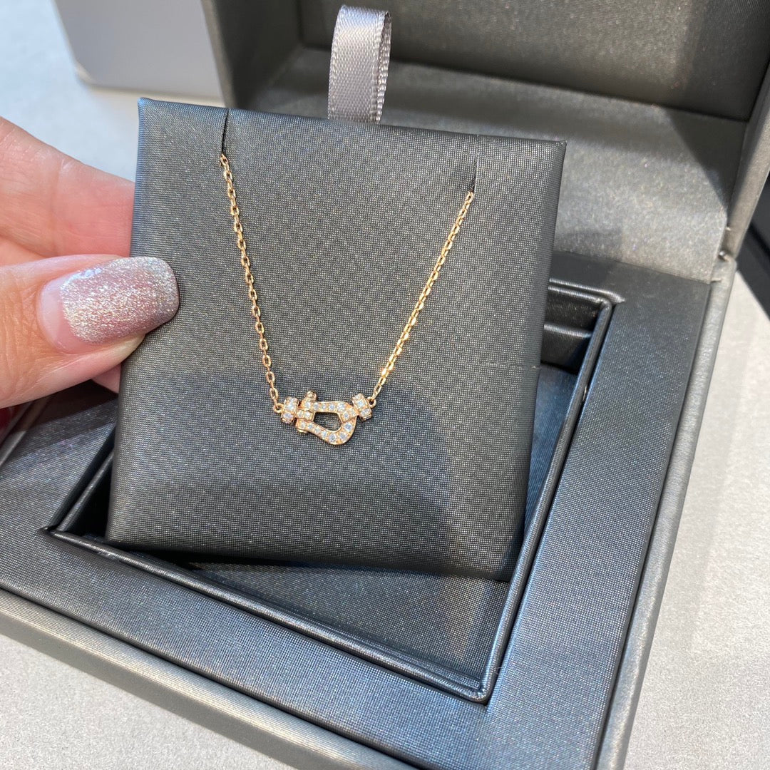 [Lumi Jewels]FORCE 10 DIAMOND PINK GOLD NECKLACE MINI MODEL