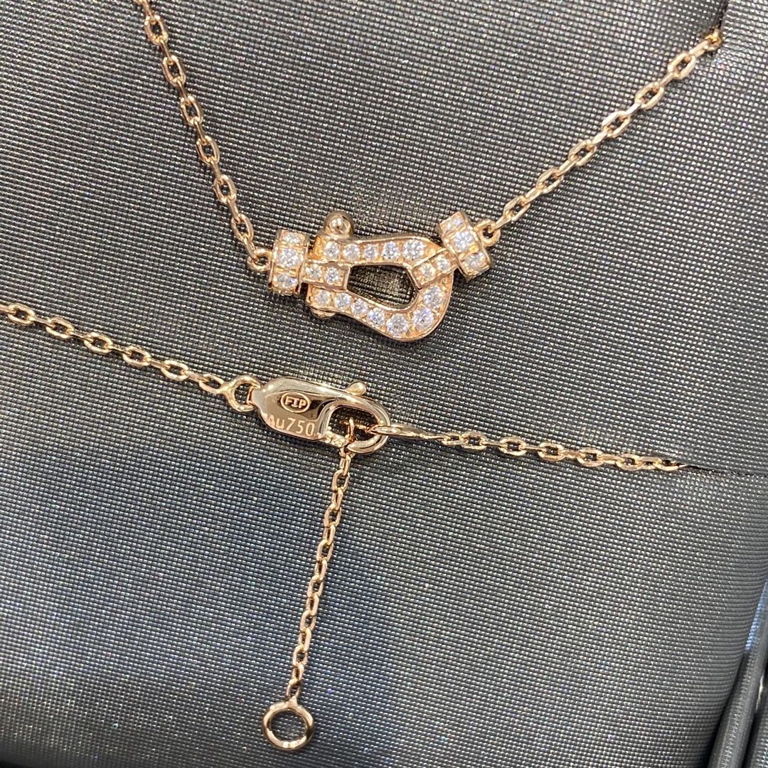 [Lumi Jewels]FORCE 10 DIAMOND PINK GOLD NECKLACE MINI MODEL