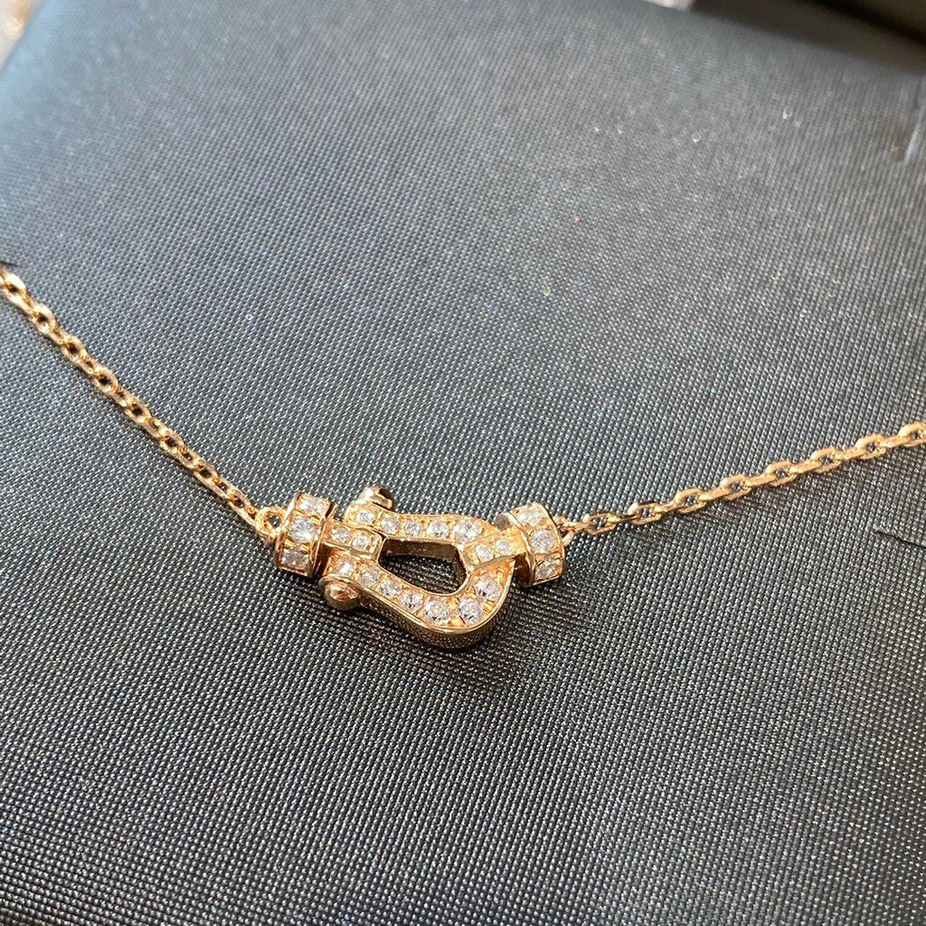 [Lumi Jewels]FORCE 10 DIAMOND PINK GOLD NECKLACE MINI MODEL