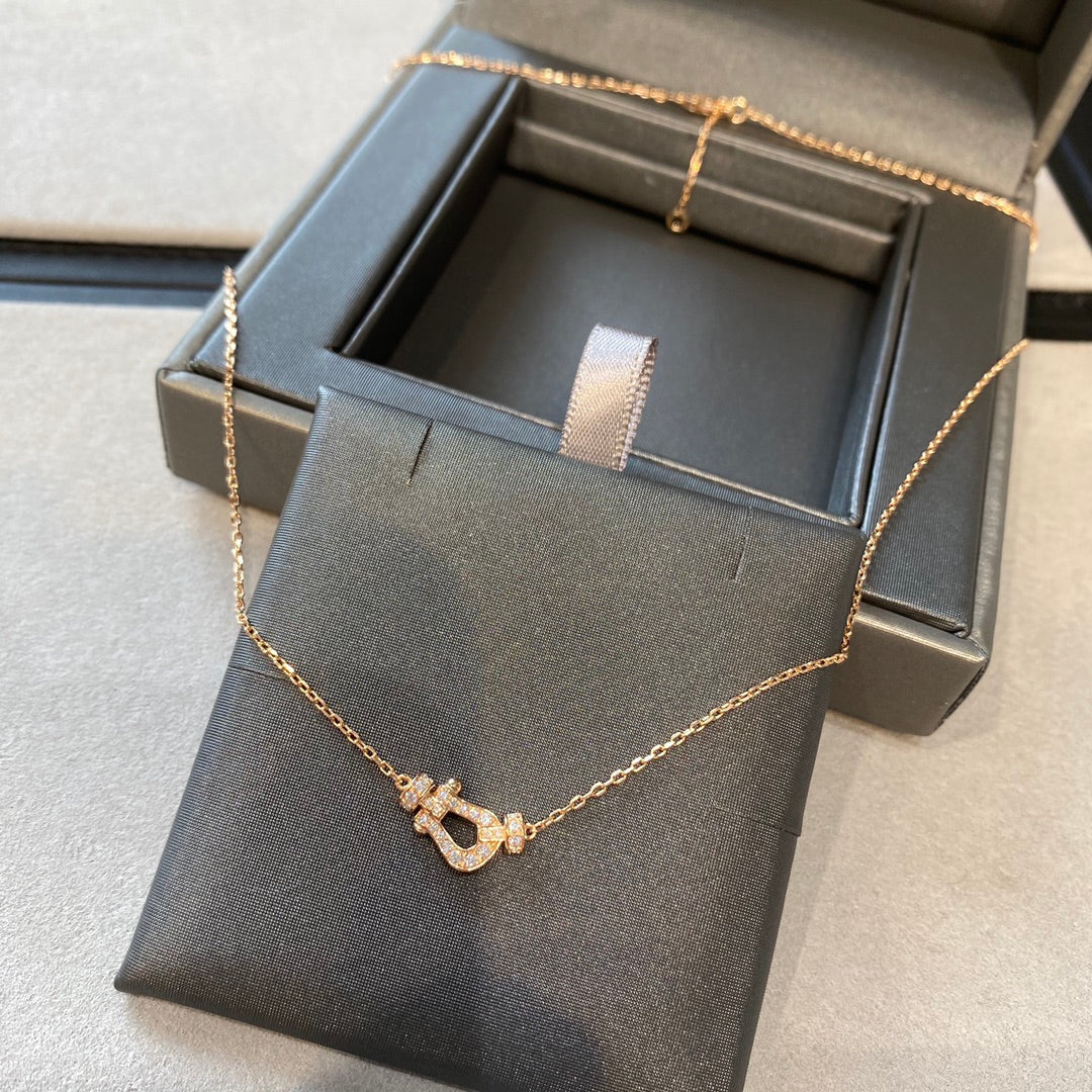 [Lumi Jewels]FORCE 10 DIAMOND PINK GOLD NECKLACE MINI MODEL