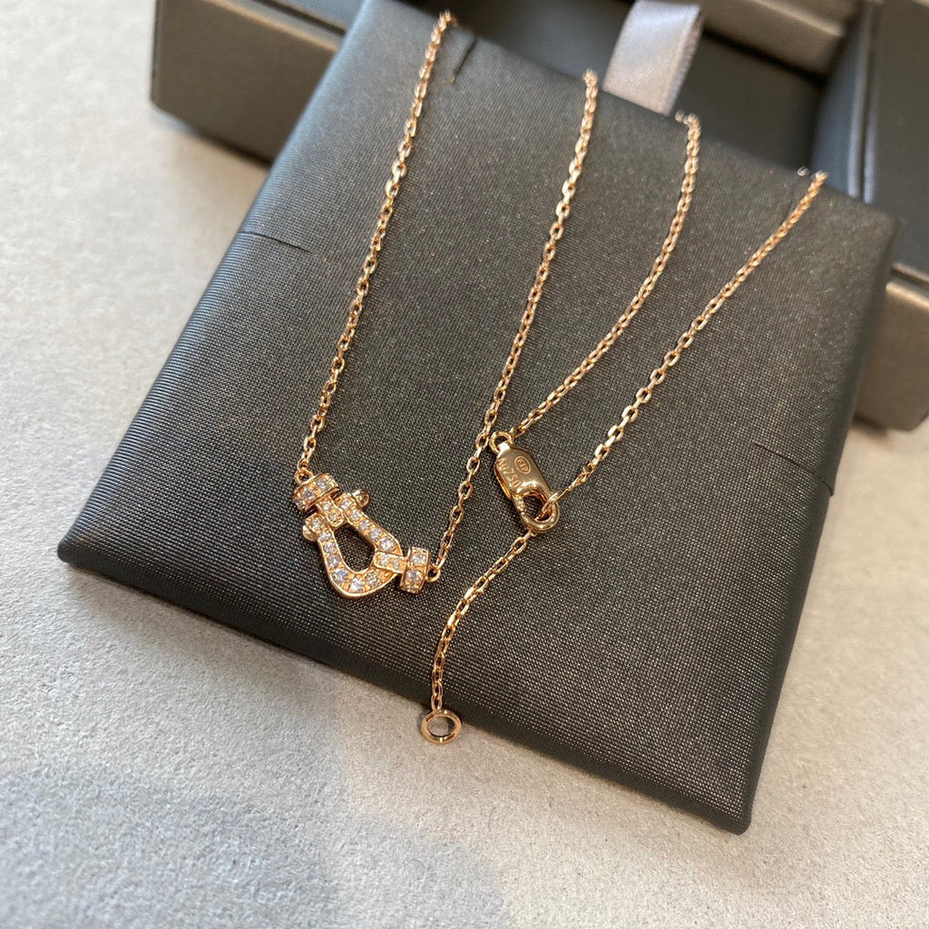 [Lumi Jewels]FORCE 10 DIAMOND PINK GOLD NECKLACE MINI MODEL