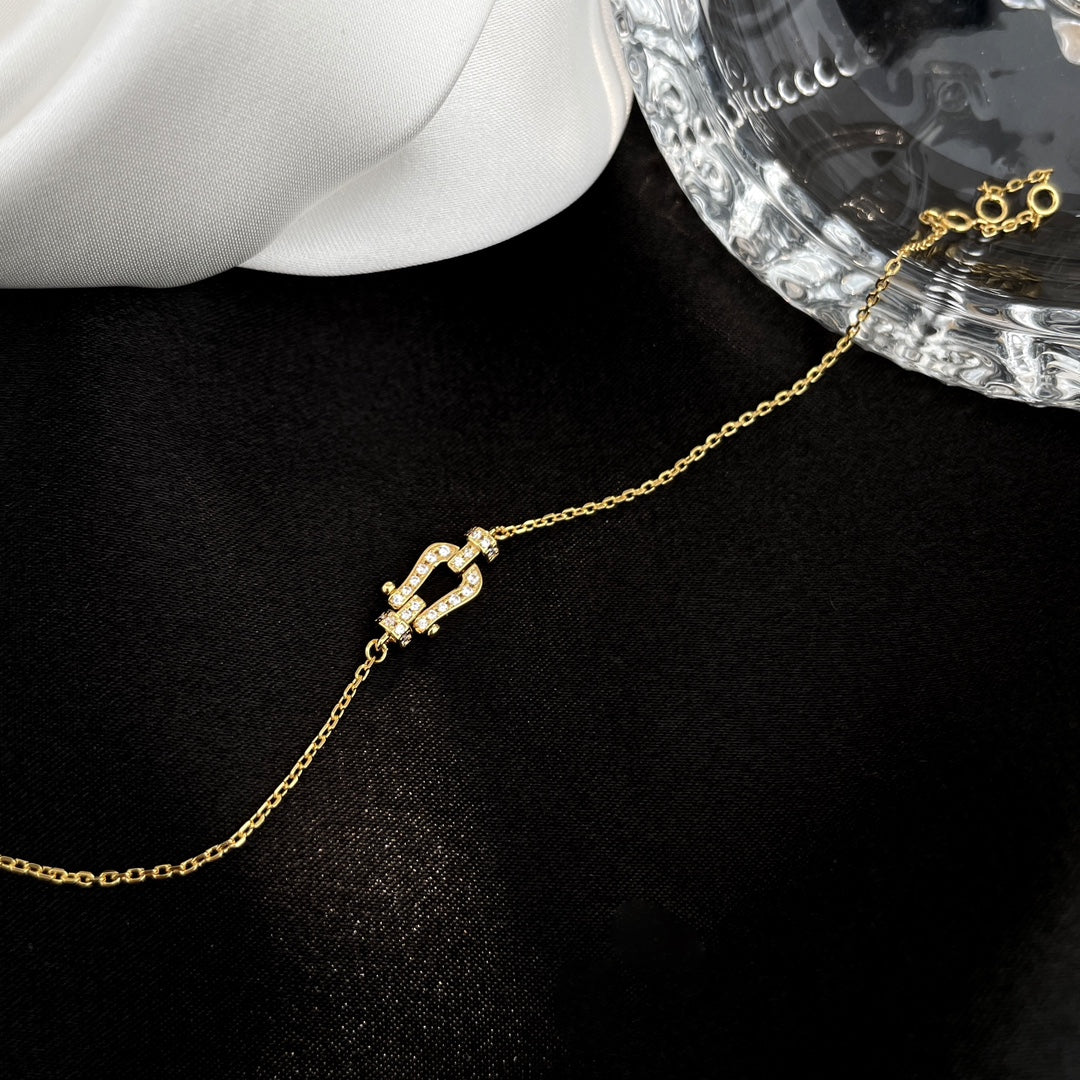 [Lumi Jewels]FORCE 10 FULL DIAMOND BUCKLE CHAIN LINK MINI MODEL