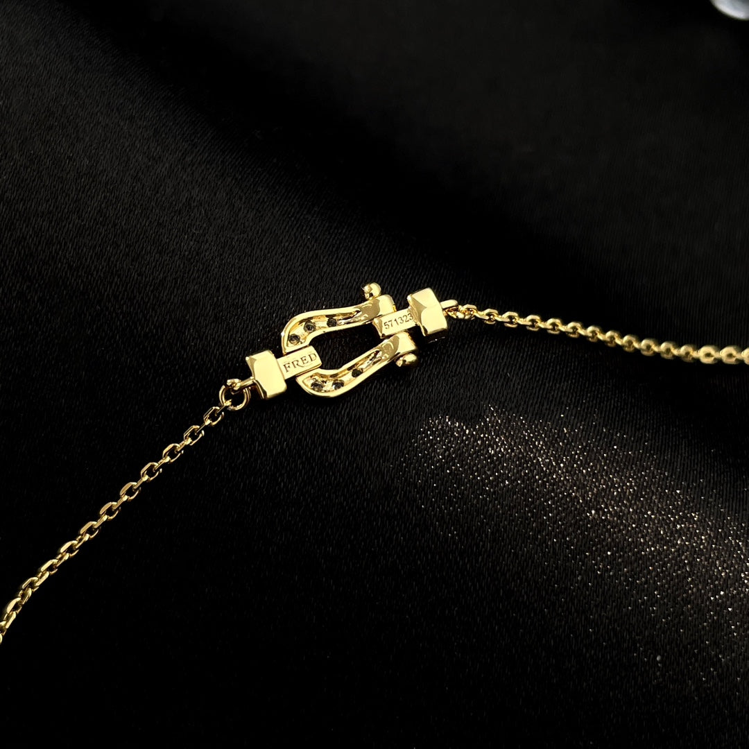 [Lumi Jewels]FORCE 10 FULL DIAMOND BUCKLE CHAIN LINK MINI MODEL