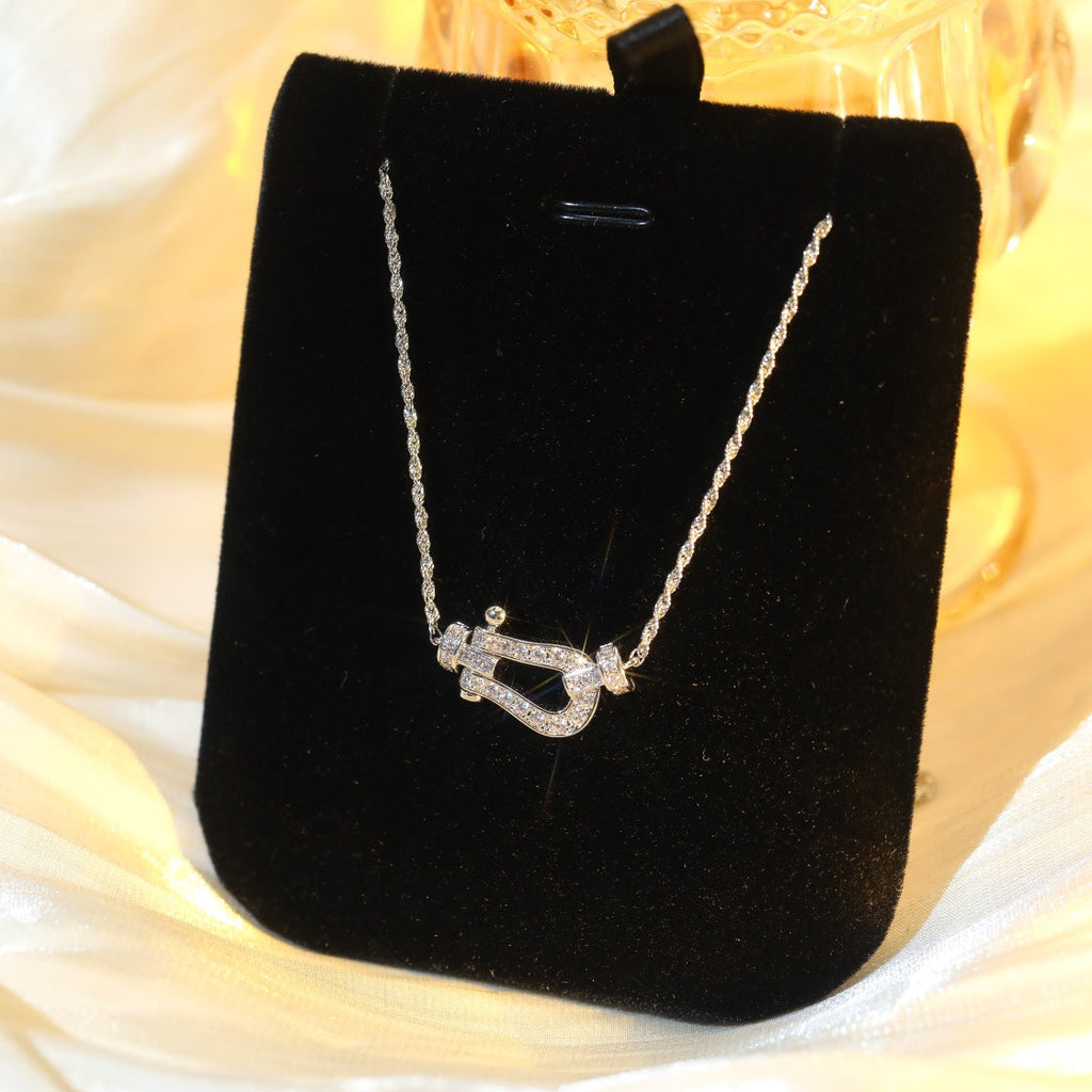 [Lumi Jewels]FORCE 10 DIAMOND SILVER NECKLACE MINI MODEL