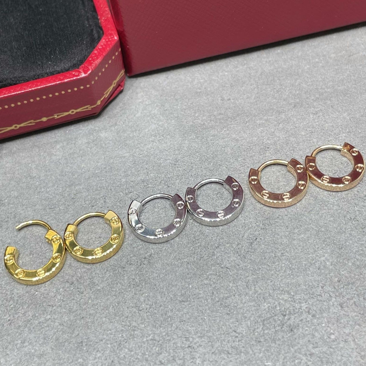 [Lumi Jewels]LOVE MINI EARRINGS