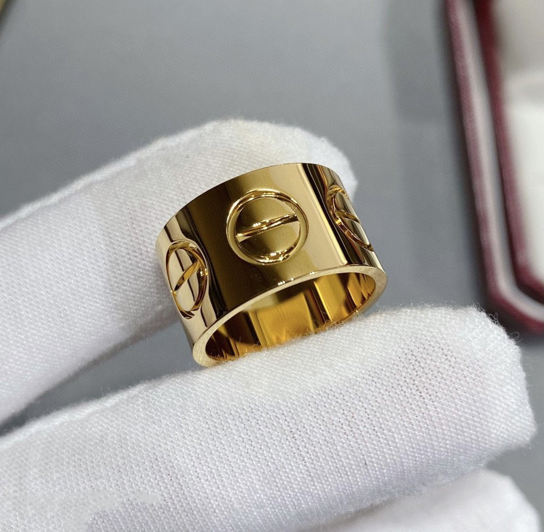 [Lumi Jewels]LOVE 11MM LARGE RING