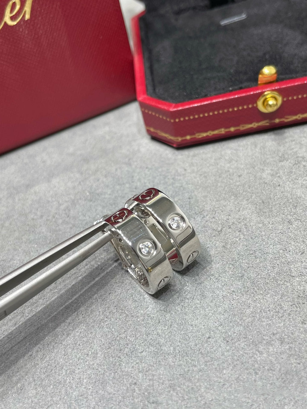 [Lumi Jewels]LOVE 5.5MM 1 DIAMOND EARRINGS