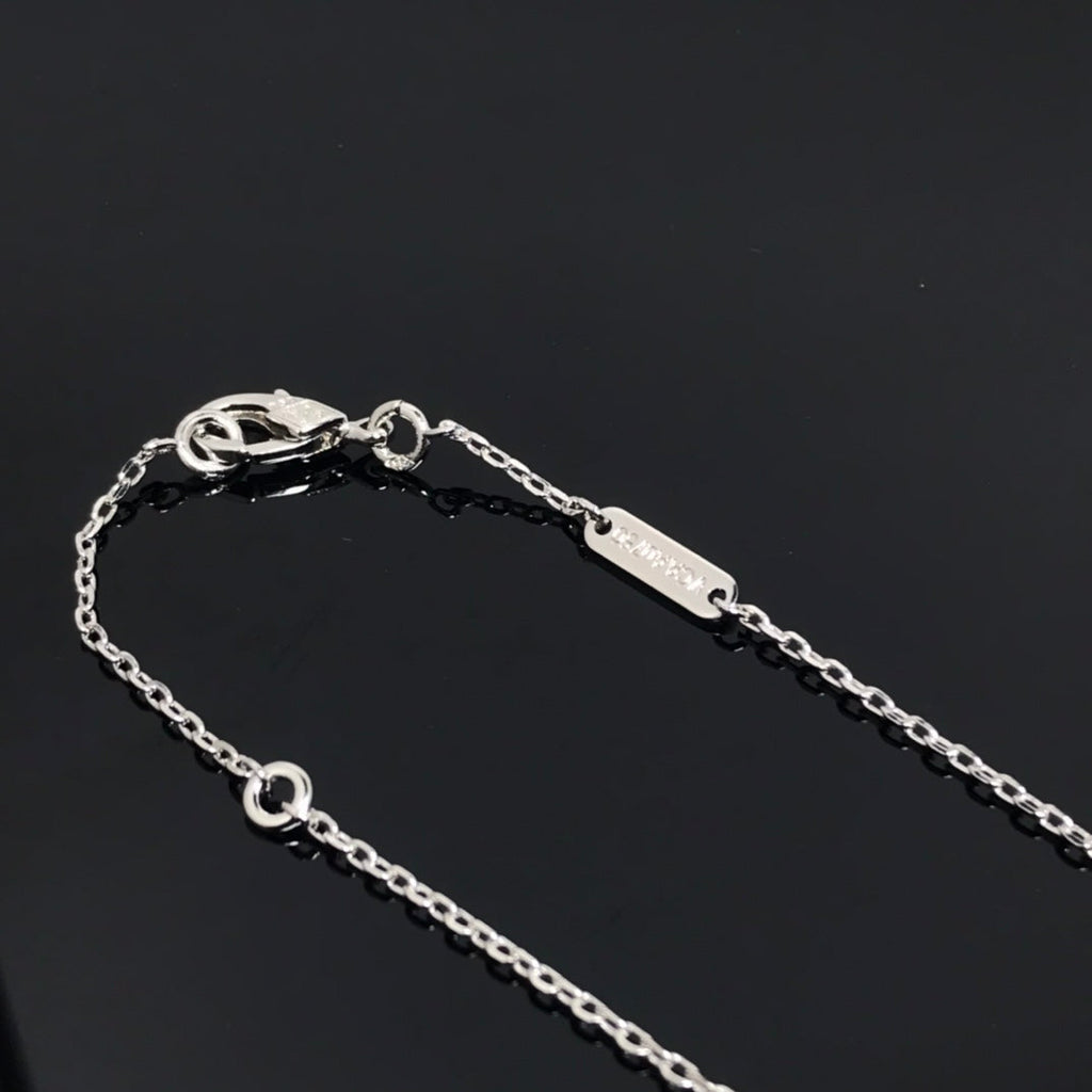 [Lumi Jewels]CLOVER PIETERSITE SILVER LONG NECKLACE