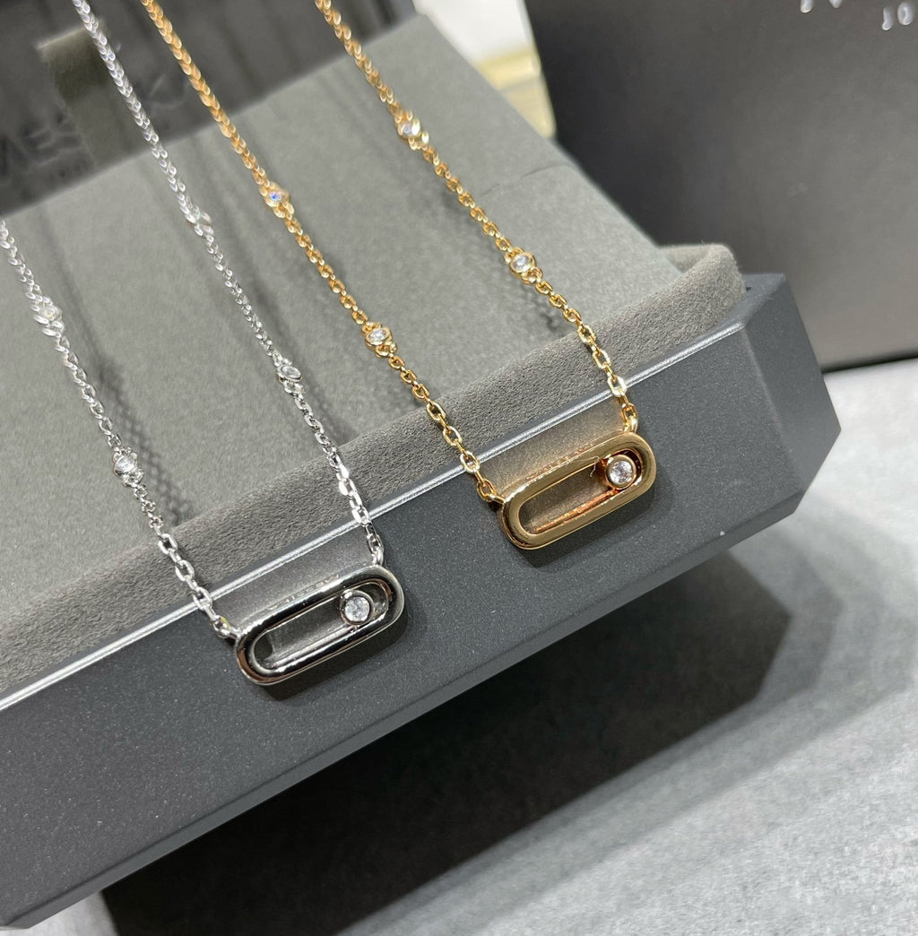 [Lumi]MOVE UNO DIAMOND NECKLACE