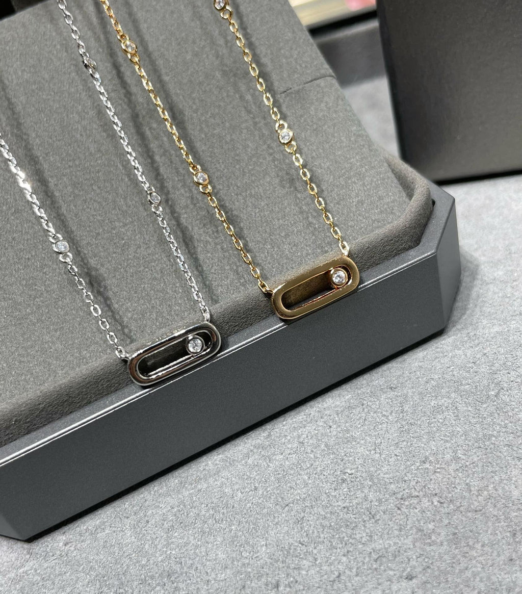 [Lumi]MOVE UNO DIAMOND NECKLACE