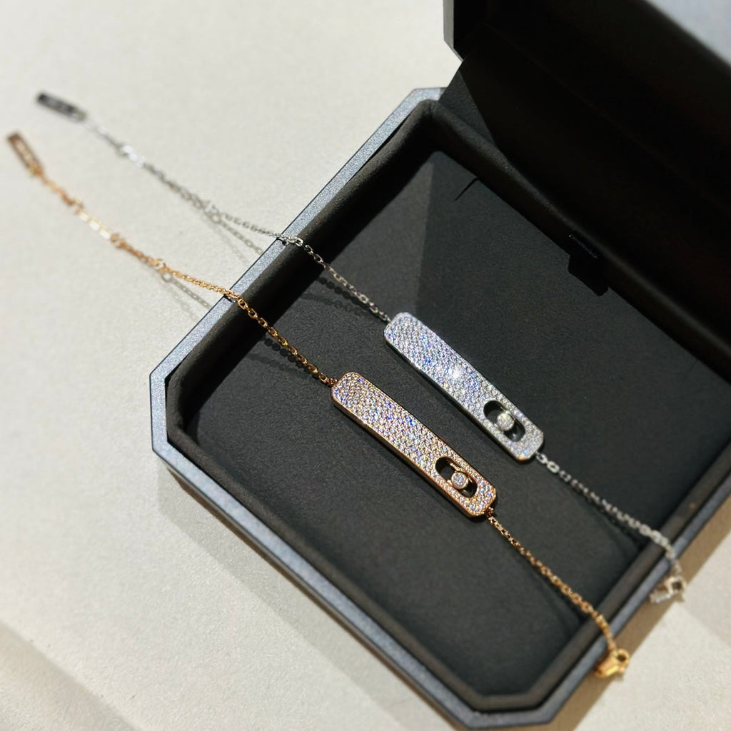 [Lumi]MOVE CLASSIQUE DIAMOND PAVED BRACELET