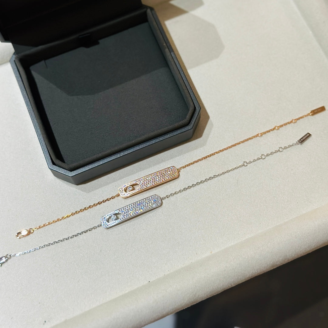 [Lumi]MOVE CLASSIQUE DIAMOND PAVED BRACELET