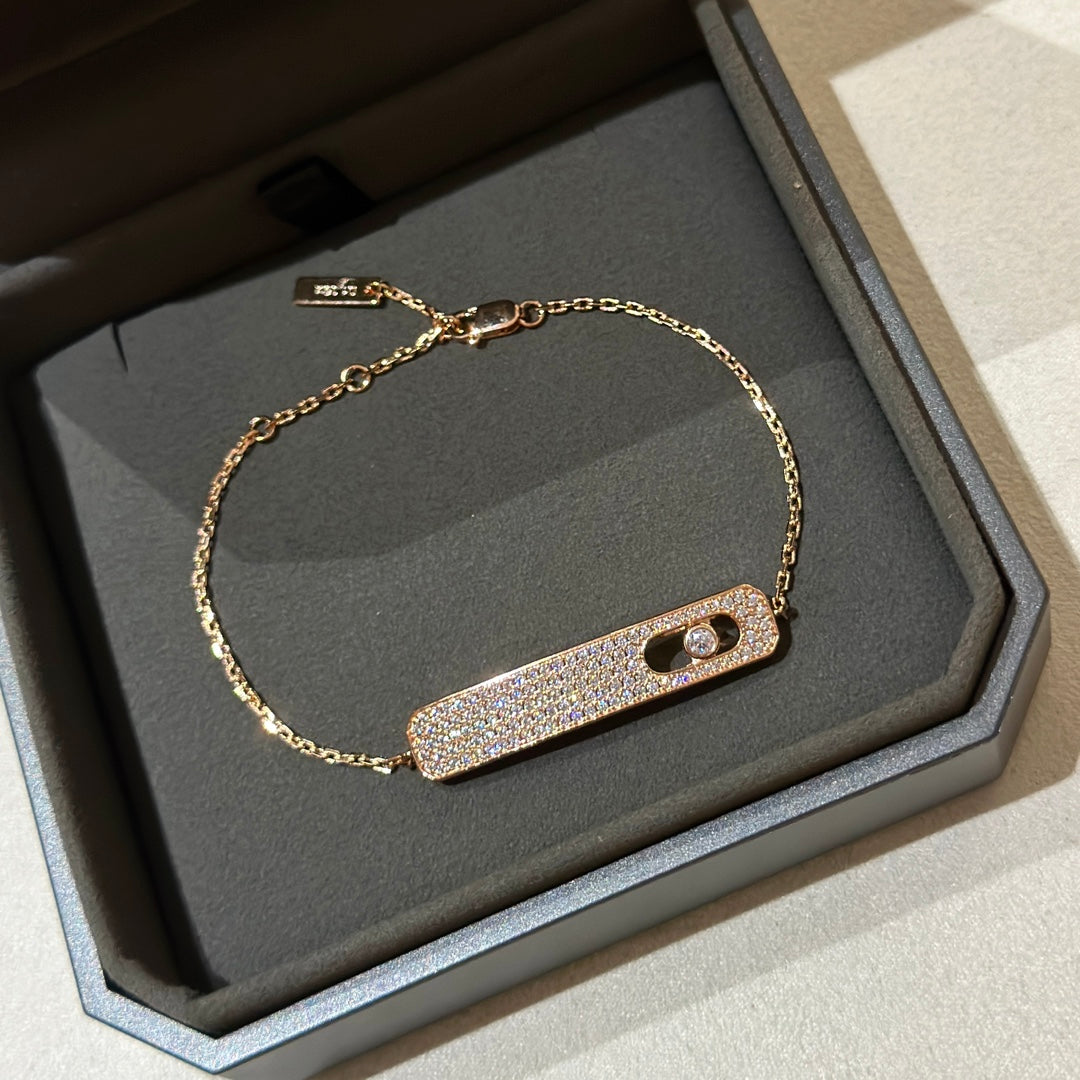 [Lumi]MOVE CLASSIQUE DIAMOND PAVED BRACELET