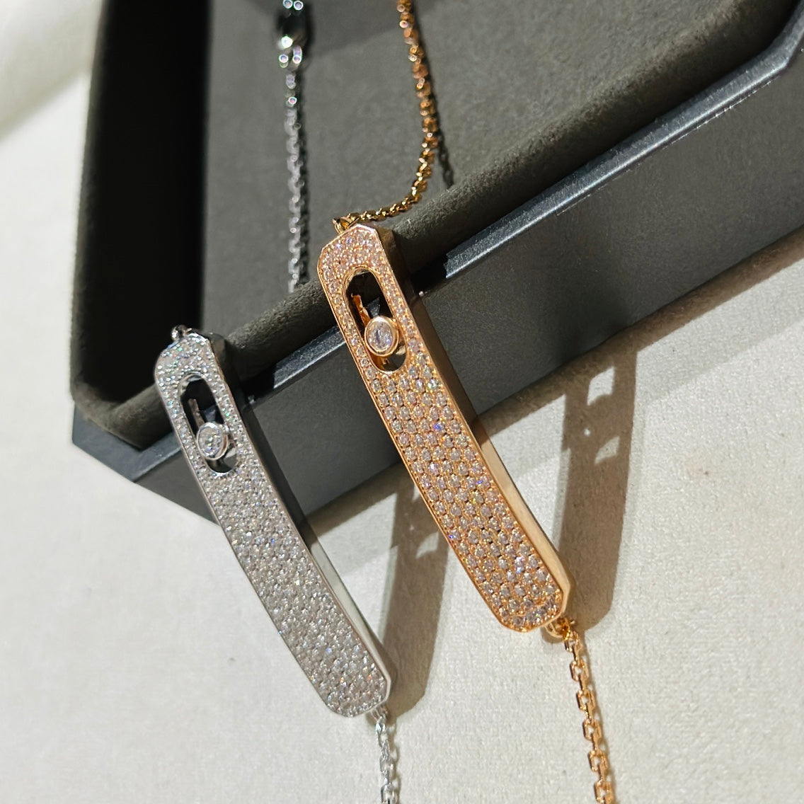[Lumi]MOVE CLASSIQUE DIAMOND PAVED BRACELET