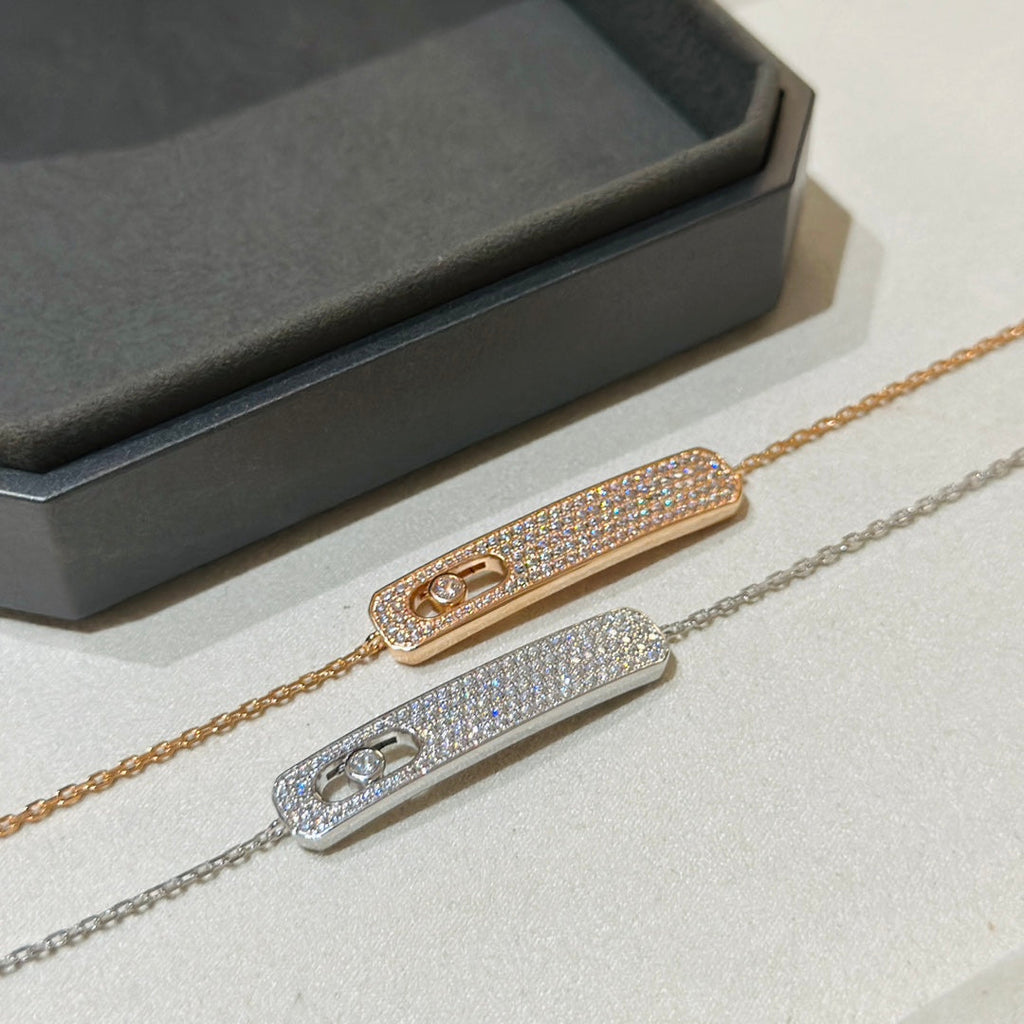 [Lumi]MOVE CLASSIQUE DIAMOND PAVED BRACELET