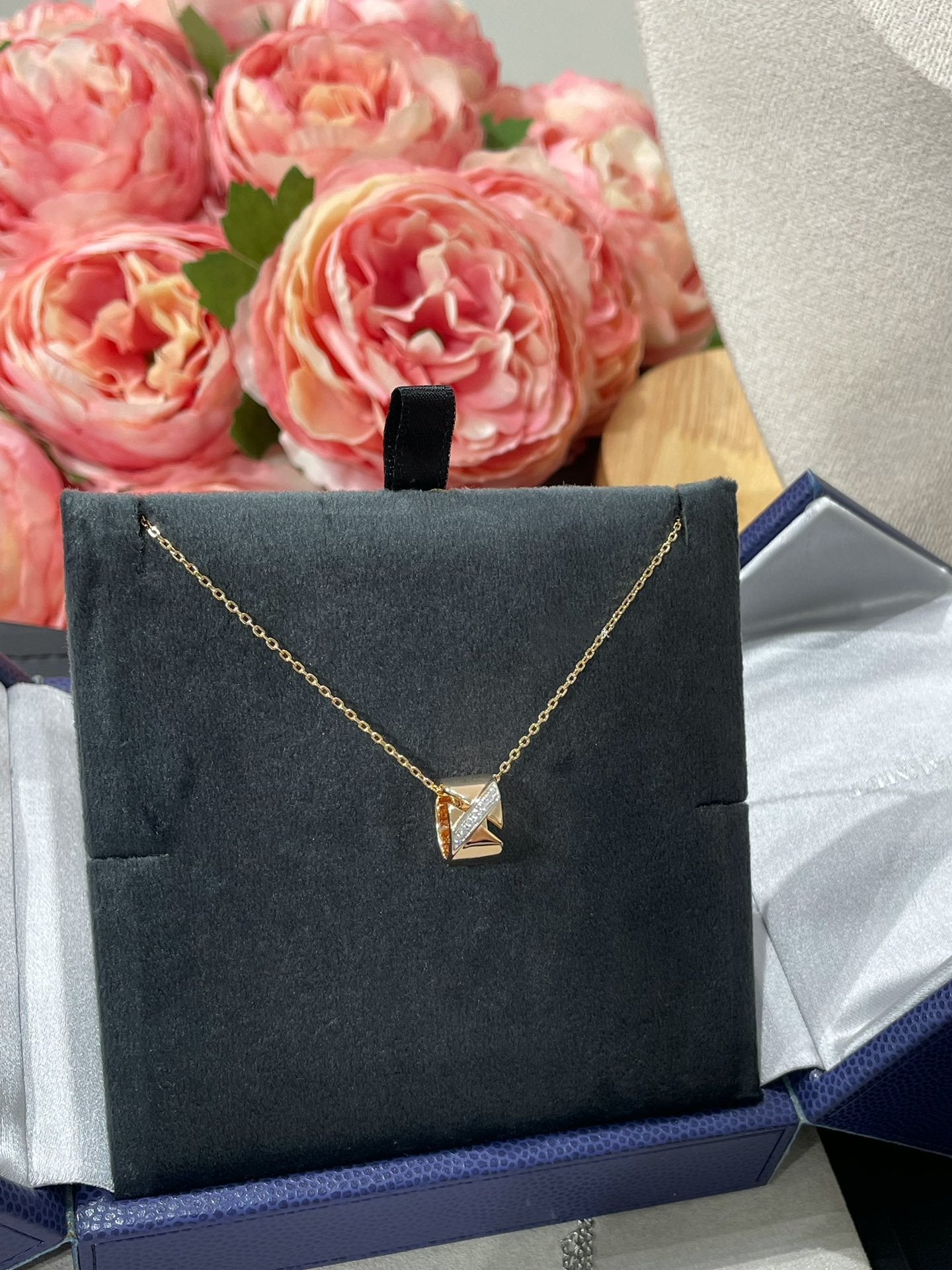 [Lumi Jewels]LIENS EVIDENCE DIAMOND NECKLACE