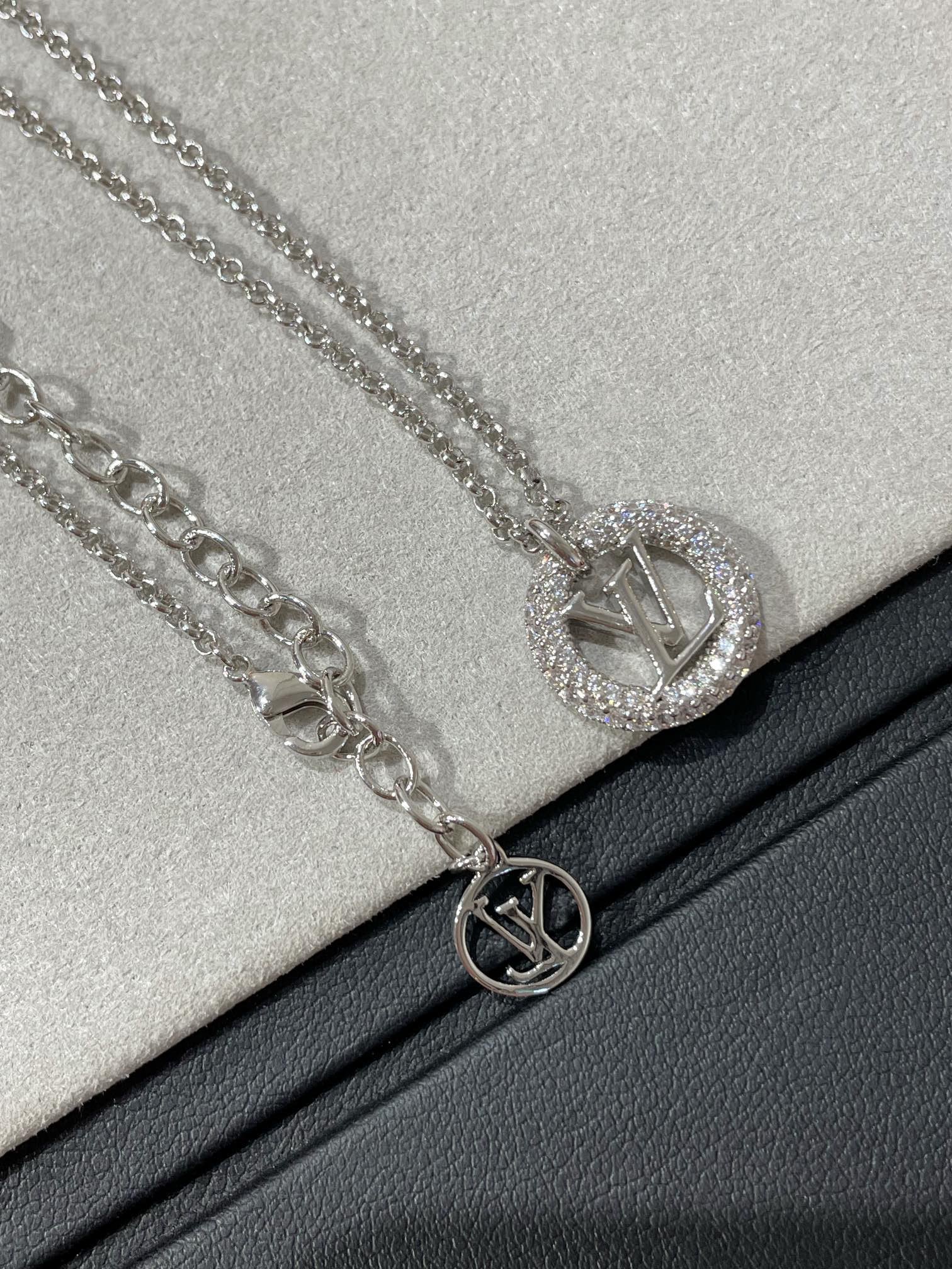 [Lumi Jewels]BY NIGHT DIAMOND PAVED NECKLACE
