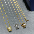 [Lumi Jewels]BEE LOVE DIAMOND PAVED 3 ROW NECKLACE
