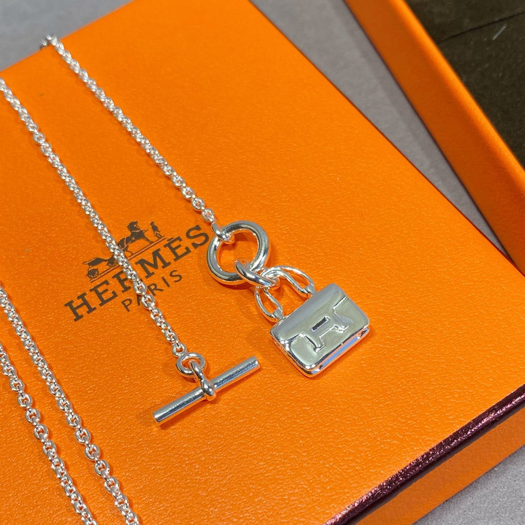 [Lumi Jewels]CONSTANCE PEDANT SILVER NECKLACE