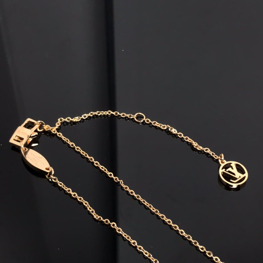 [Lumi Jewels]COLOR BLOSSOM PINK MOP SUN GOLD NECKLACE