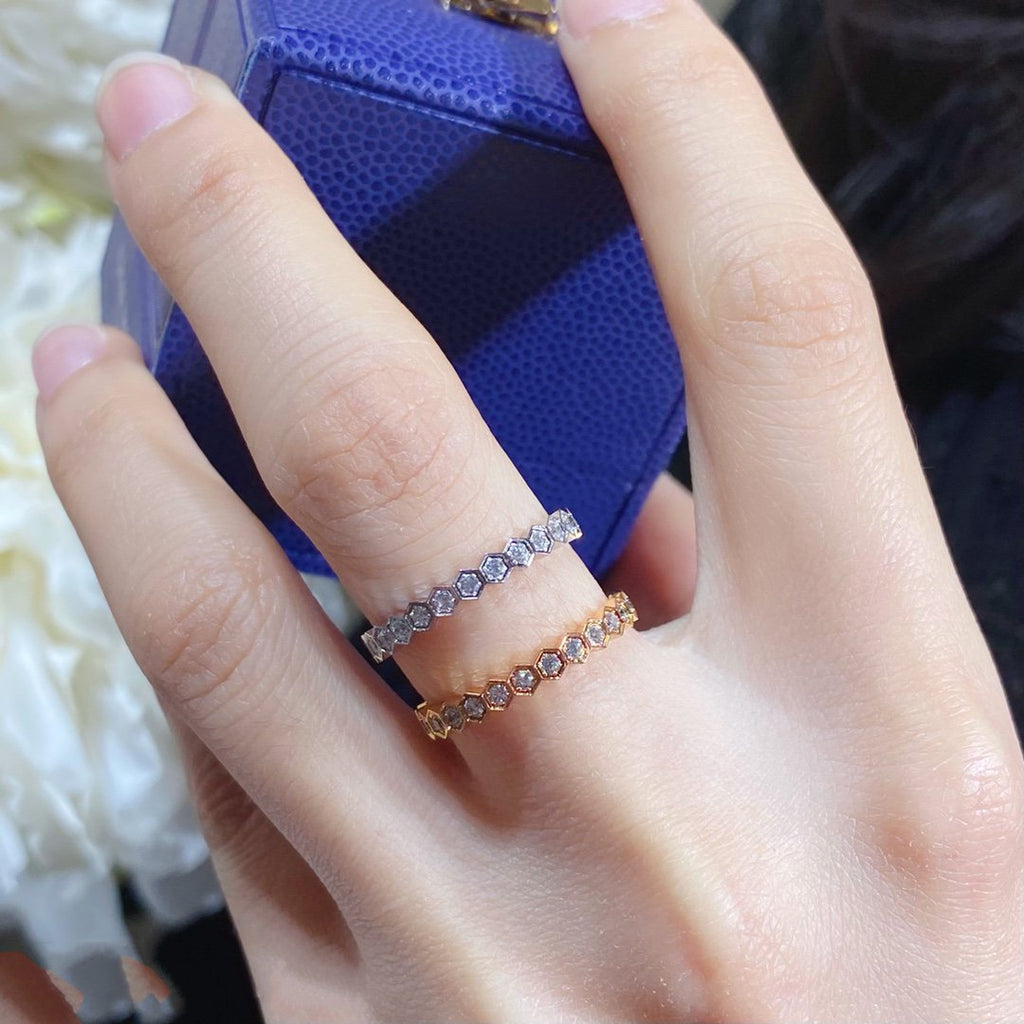 [Lumi Jewels]BEE LOVE DIAMOND PAVED SMALL RING