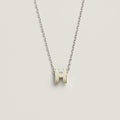 [Lumi Jewels]HM CLIC YELLOW ENAMEL GOLD NECKLACE