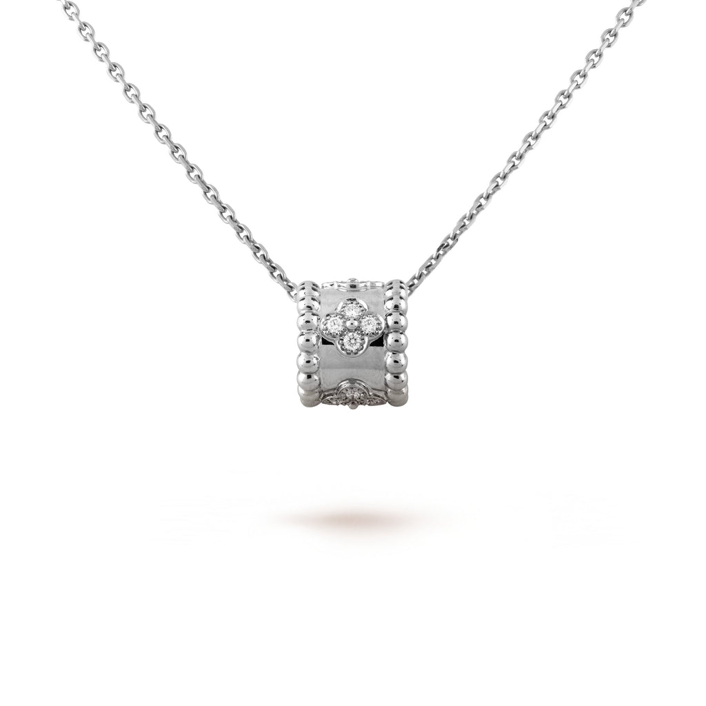 [Lumi Jewels]PERLEE PEDANT SIVLER DIAMOND NECKLACE