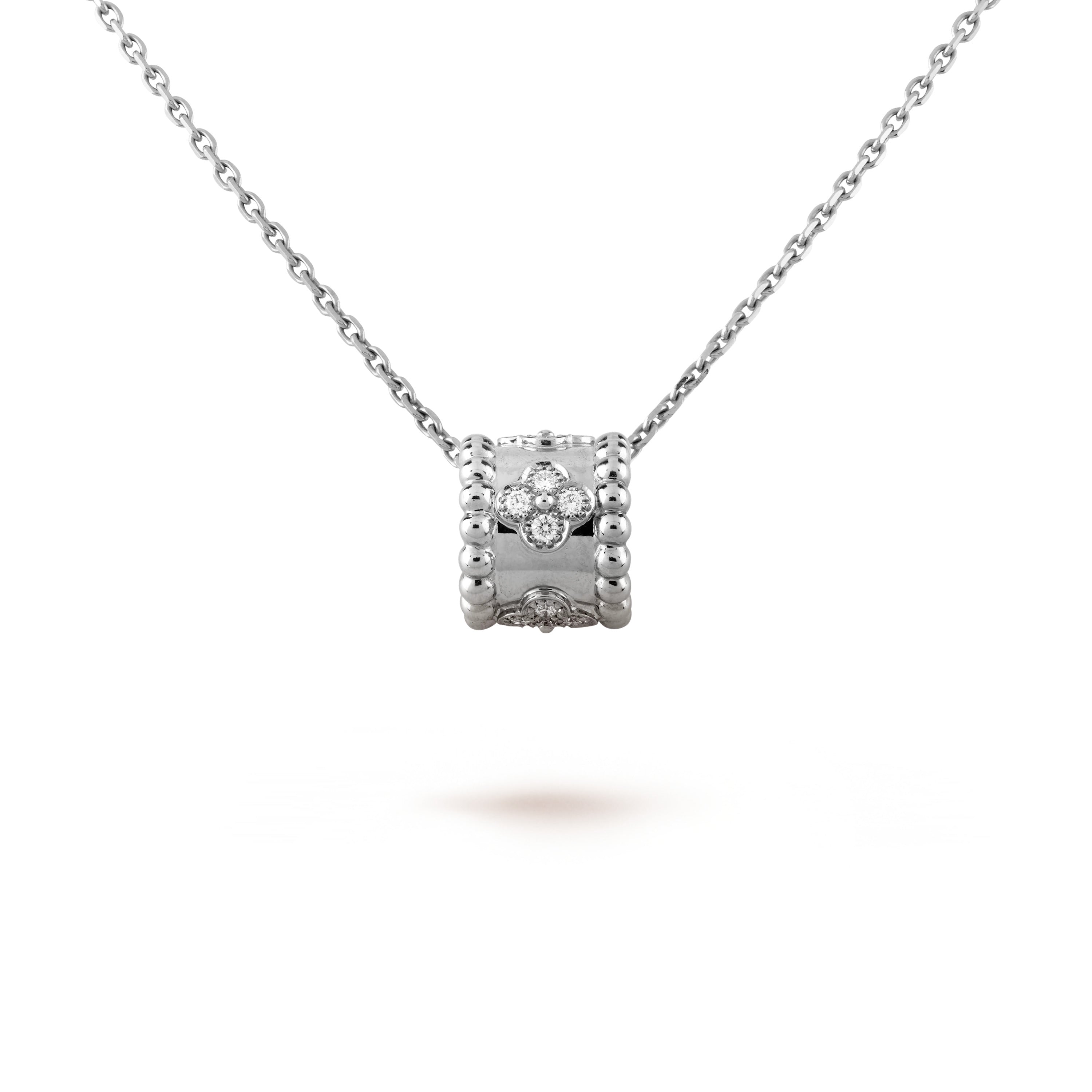 [Lumi Jewels]PERLEE PEDANT SIVLER DIAMOND NECKLACE
