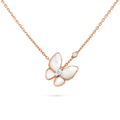 [Lumi Jewels]BUTTERFLY MOP DIAMOND NECKLACE