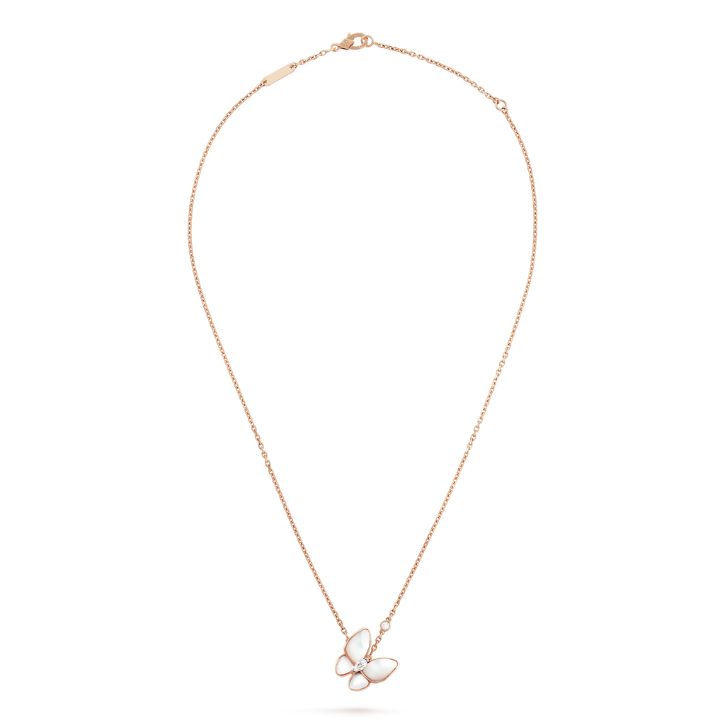 [Lumi Jewels]BUTTERFLY MOP DIAMOND NECKLACE